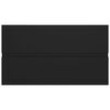 vidaXL Sink Cabinet Black 80x38.5x45 cm Engineered Wood