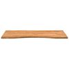 vidaXL Desk Top Light Brown 100x60x2.5 cm Solid Wood Oak Rectangular