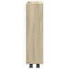 vidaXL Narrow Storage Trolley 3 Tier Sonoma Oak Engineered Wood