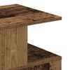 vidaXL Side Table with Shelf Old Wood 30 x 30 x 55 cm Engineered Wood