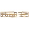 vidaXL Outdoor Sofa Set 6 pcs White