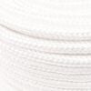 vidaXL Boat Rope Full White 12 mm 100 m Polypropylene
