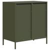 vidaXL Sideboard Olive Green 68x39x73.5 cm Cold-rolled Steel