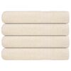 vidaXL Sauna Towels "FROGN" 4 pcs Cream 80x200 cm 360 gsm