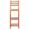 vidaXL Bar Chairs 4 pcs Solid Acacia Wood
