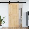 vidaXL Door NARVIK Natural 95 x 210 cm Solid Pine Wood