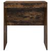 vidaXL Desk Smoked Oak 70 x 50 x 76 cm