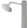 vidaXL Garden Shower with Grey Base 220 cm Stainless Steel