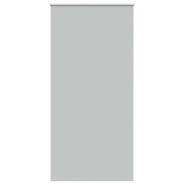 vidaXL Roller Blind Blackout Light Grey 110x230 cm Fabric Width 105.7 cm Polyester