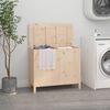 vidaXL Laundry Box 88.5x44x76 cm Solid Wood Pine