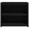 vidaXL Outdoor Kitchen Cabinet Black 106x55x92 cm Solid Wood Pine