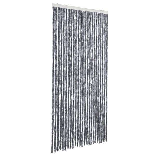 vidaXL Insect Curtain Silver 100x220 cm Chenille