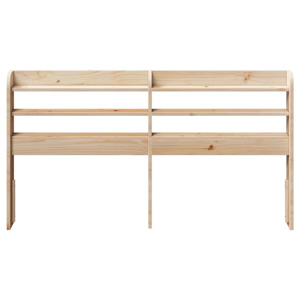 vidaXL Headboard with Shelves 150 cm Solid Wood Pine