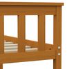 vidaXL Bed Frame without Mattress Honey Brown Solid Wood 140x200 cm (283241+321987)