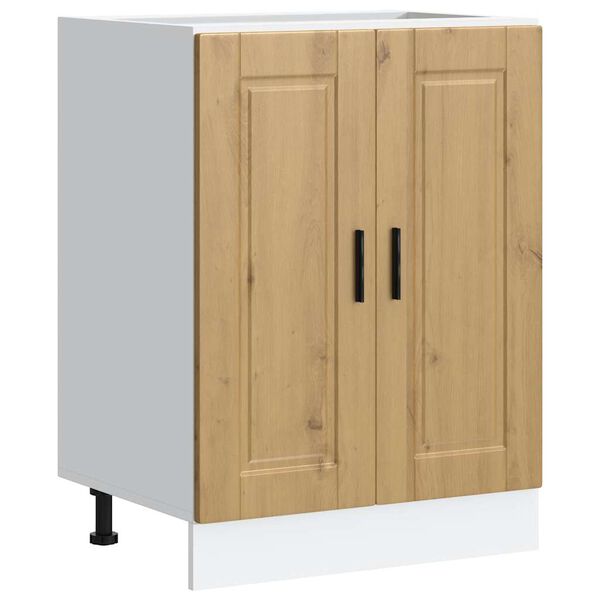 vidaXL Kitchen Base Cabinet&nbsp;Porto Artisan Oak Engineered Wood