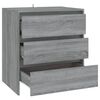 vidaXL Sideboard Grey Sonoma 70x41x75 cm Engineered Wood