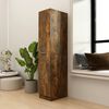 vidaXL Apothecary Cabinet Smoked Oak 30x42.5x150 cm Engineered Wood