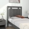 vidaXL Bed Headboard Grey 80.5x4x100 cm Solid Pine Wood