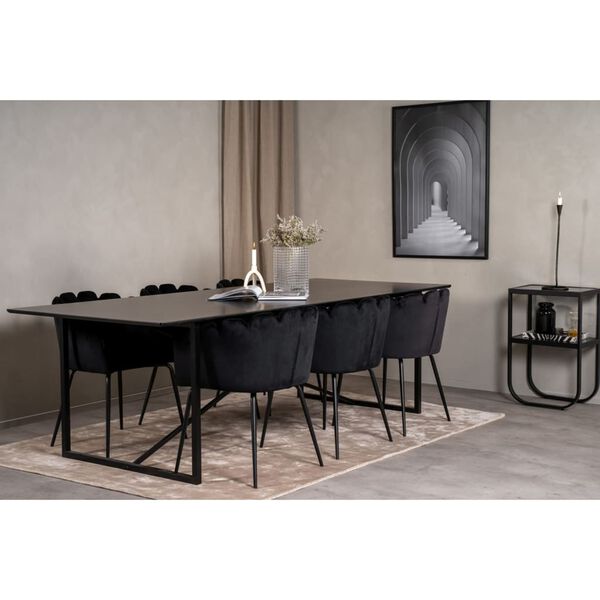 Venture Home Dining Chair Limhamn Velvet Black
