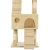 vidaXL Cat Tree with Sisal Scratching Posts 170 cm Beige