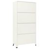 vidaXL Locker Cabinet Grey and Blue 90x45x180 cm Steel