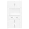 vidaXL Highboard White Engineered Wood