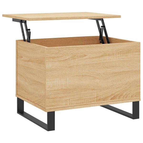 vidaXL Coffee Table Sonoma Oak 60x44.5x45 cm Engineered Wood