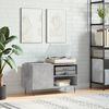 vidaXL Record Cabinet Concrete Grey 85x38x48 cm Engineered Wood