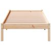 vidaXL Extra Long Bed Frame without Mattress 90x220 cm Solid Wood Pine