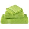 vidaXL Premium Wash Towels SOLUND 4 pcs Apple Green 30x30 cm 600 gsm