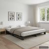vidaXL Pallet Bed Frame without Mattress Grey 200x200cm Solid Wood