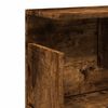 vidaXL Wall Cabinet 80x20x30 cm Smoked Oak Engineered Wood