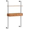 vidaXL Wall Desk 90x40x170 cm Solid Acacia Wood