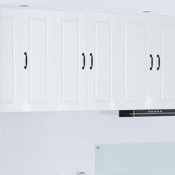 vidaXL Kitchen Cabinet with Shelf High Gloss White 60 x 31 x 80 cm