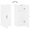 vidaXL Wall Mounted Cabinet White 34.5x34x90 cm