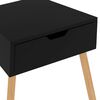 vidaXL Bedside Cabinets 2 pcs High Gloss Black 40x40x56 cm Engineered Wood