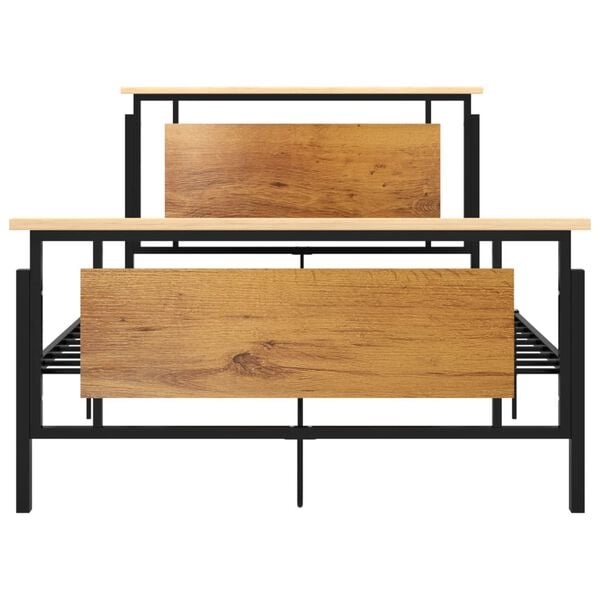 vidaXL Bed Frame without Mattress Metal 120x200 cm