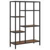 vidaXL Book Shelf 80x30x120 cm Steel and Engineered Wood