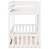vidaXL Bunk Bed White 80x200 cm Solid Wood Pine