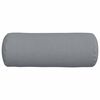vidaXL Bolster Pillows 2 pcs Light Grey &Oslash; 25 x 70 cm Fabric