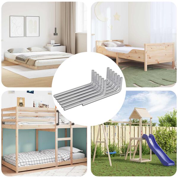 vidaXL Hex Key 2118 pcs Silver 22 x 66 mm Steel