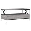 vidaXL Coffee Table Grey Sonoma 100x51x45 cm Engineered Wood