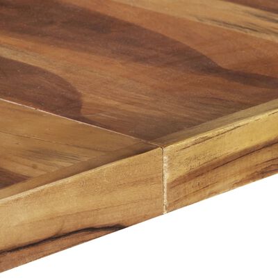 vidaXL Dining Table 140x140x75 cm Solid Wood with Sheesham Finish