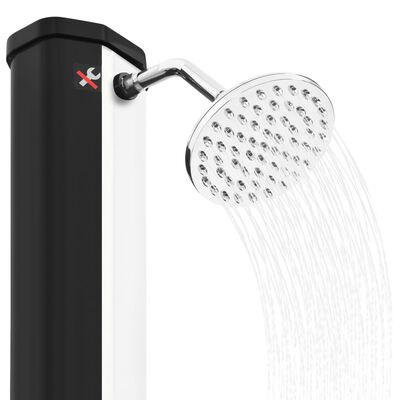 vidaXL Outdoor Solar Shower with Shower Head and Faucet 35 L