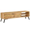vidaXL TV Cabinet Solid Mango Wood 140x30x40 cm