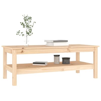 vidaXL Coffee Table 110x50x40 cm Solid Wood Pine