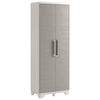Keter Garden Storage Cabinet Wood Grain Cream and Taupe 182 cm