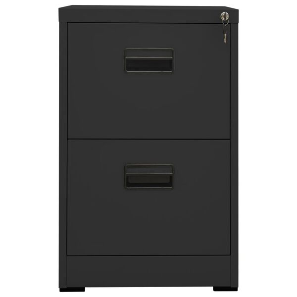 vidaXL Filing Cabinet Anthracite 46x62x72.5 cm Steel