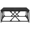 vidaXL Coffee Table Black Oak 70 x 70 x 30 cm Engineered Wood