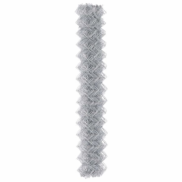 vidaXL Chain Link Fence Silver 10 x 1.6 m Galvanised steel